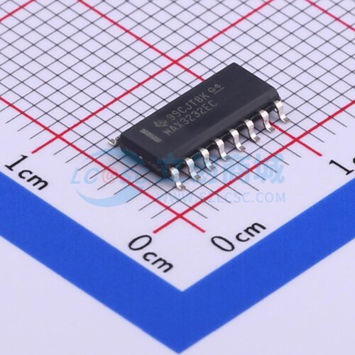 RS232芯片 MAX3232ECDR SOIC-16 TI/德州 电子元器件配单原装正品