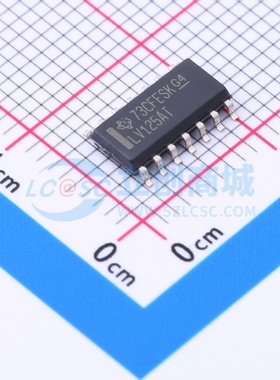 缓冲器/驱动器/收发器 SN74LV125ATDR SOIC-14 TI/德州 原装正品