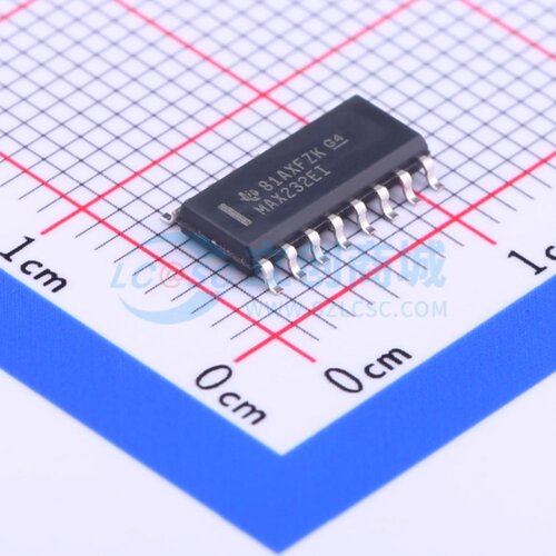 RS232芯片 MAX232EIDR SOIC-16 TI/德州 电子元器件配单原装正品