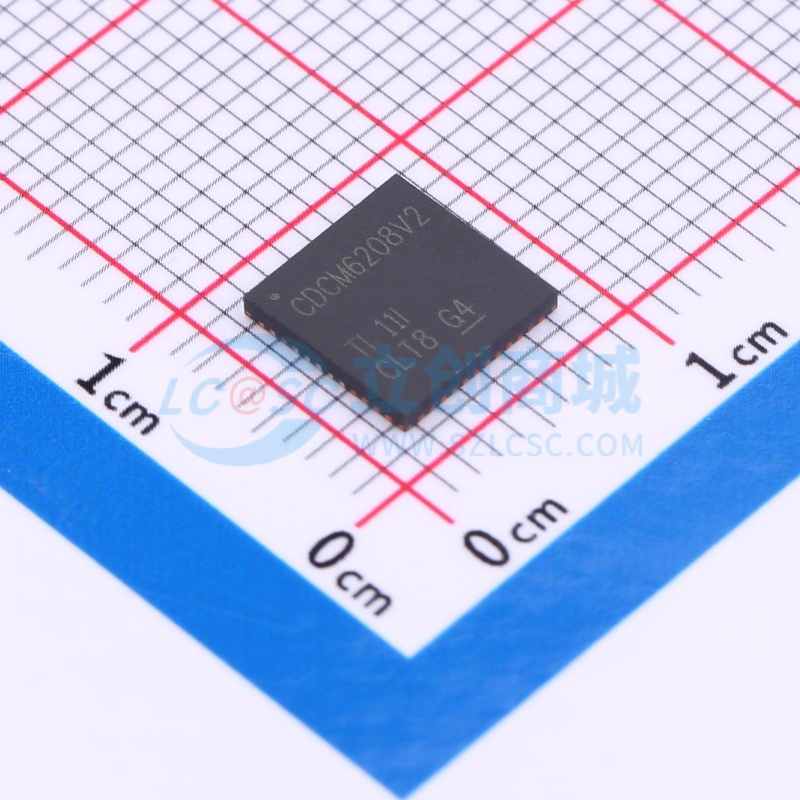 时钟发生器/频率合成器/PLL CDCM6208V2RGZR VQFN-48 TI/德州