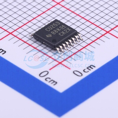 信号开关/编解码器/多路复用器 SN74CBT3253PWR TSSOP-16 TI/德州