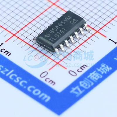 FET输入运放 TL074IDR SOIC-14 TI/德州 电子元器件配单原装正品