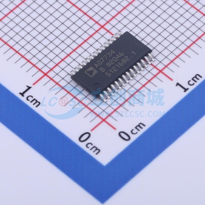 模数转换芯片ADC AD7734BRUZ TSSOP-28 ADI(亚德诺) 电子元件配单