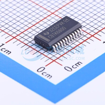 模拟开关/多路复用器 SN74CBTK6800DBQR SSOP-24 TI/德州 元器件