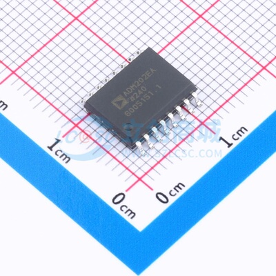 RS232芯片 ADM202EARWZ SOIC-16 ADI(亚德诺) 电子元器件原装正品