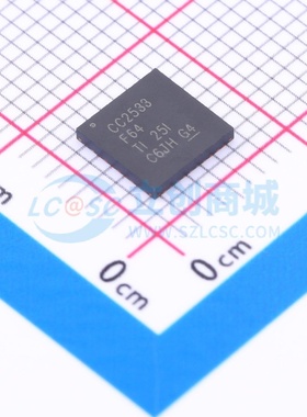 无线收发芯片 CC2533F64RHAR VQFN-40 TI/德州 电子元件原装正品