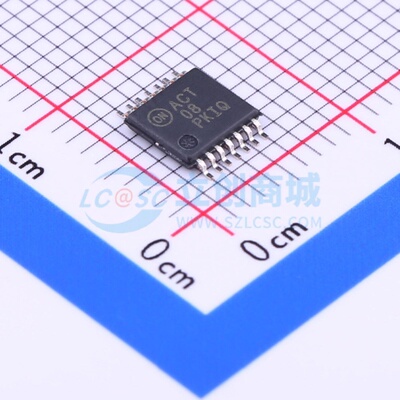 逻辑门 74ACT08MTCX TSSOP-14 onsemi(安森美) 电子元件原装正品