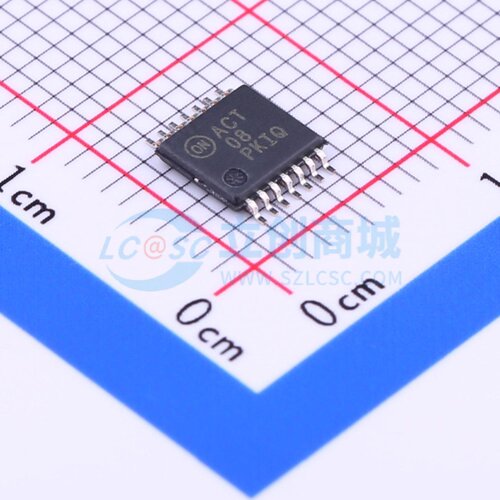 逻辑门 74ACT08MTCX TSSOP-14 onsemi(安森美) 电子元件原装正品