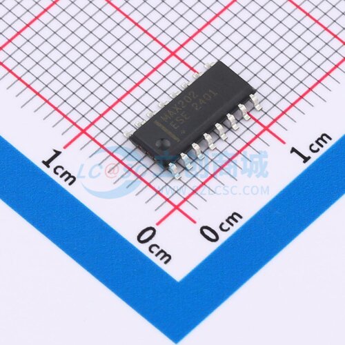 RS232芯片 MAX202ESE+ SO-16 MAXIM(美信) 电子元件配单原装正品