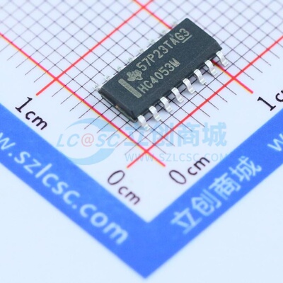 模拟开关/多路复用器 CD74HC4053M96 SOIC-16 TI/德州 电子元器件