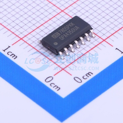 精密运放 OPA4350UA SOIC-14 TI/德州 电子元器件配单原装正品
