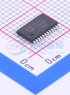 模数转换芯片ADC AD7177-2BRUZ TSSOP-24 ADI(亚德诺) 电子元器件