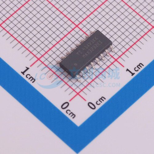 RS232芯片 MAX3232EIDR SOIC-16 TI/德州 电子元器件配单原装正品