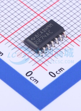 运算放大器 TLC2274ACDR SOIC-14 TI/德州 电子元件配单原装正品