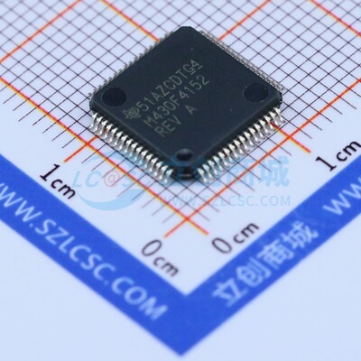 单片机(MCU/MPU/SOC) MSP430F4152IPMR LQFP-64 TI/德州 原装正品