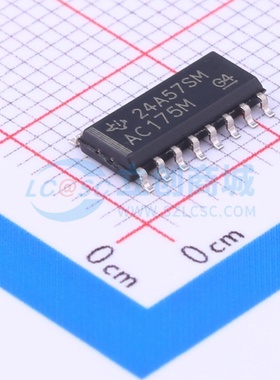 触发器 CD74AC175M96 SOIC-16 TI/德州 电子元器件配单原装正品