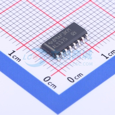 触发器 SN74ALS175DR SOIC-16 TI/德州 电子元器件配单原装正品