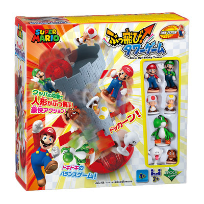 epoch马里奥平衡塔儿童亲子玩具