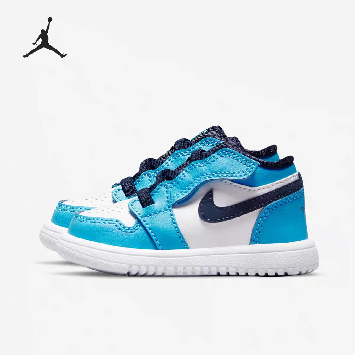 【断码特价】耐克Nike Jordan 1 Low婴童运动休闲鞋CI3436-144