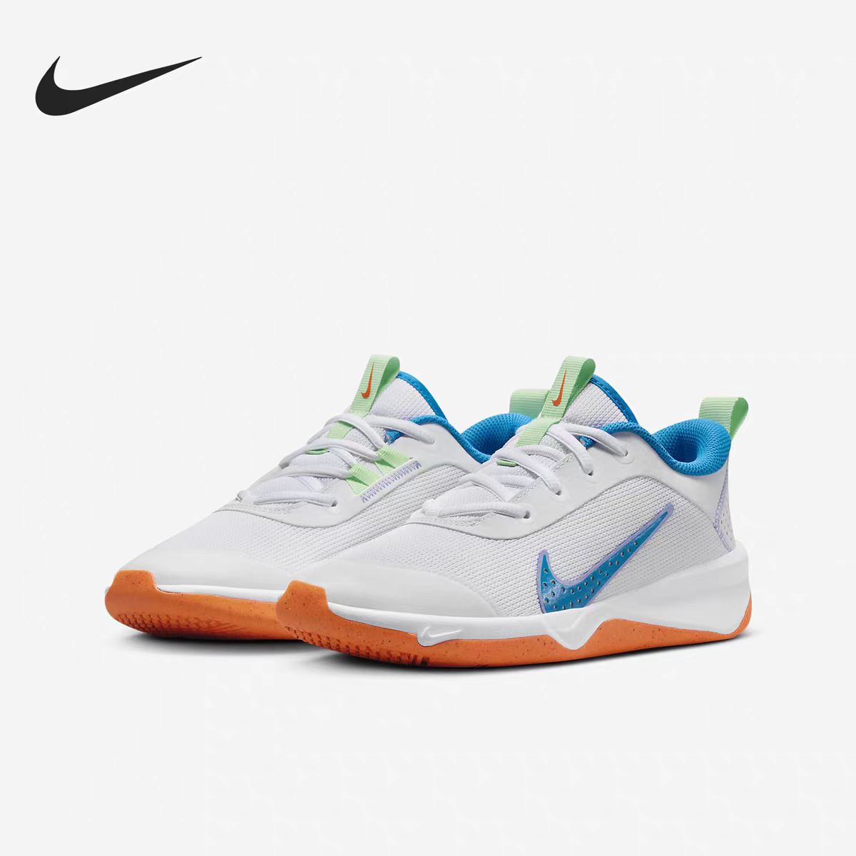 正品 Nike Omni Multi-Court大童休闲透气运动鞋DM9027-107