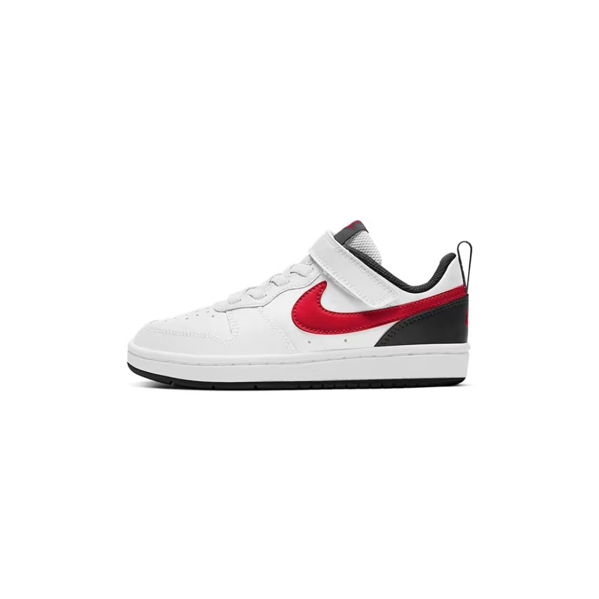 正品 Nike Court Borough耐克儿童魔术贴休闲运动板鞋BQ5451-110