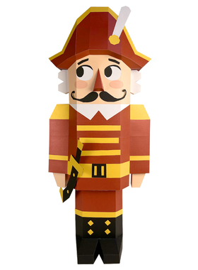 diy纸模道具落地摆件简约客厅