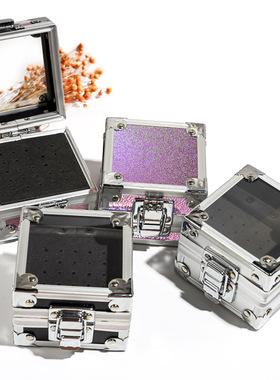 25孔美甲打磨头收纳盒美甲钻头整理展示盒美甲工具