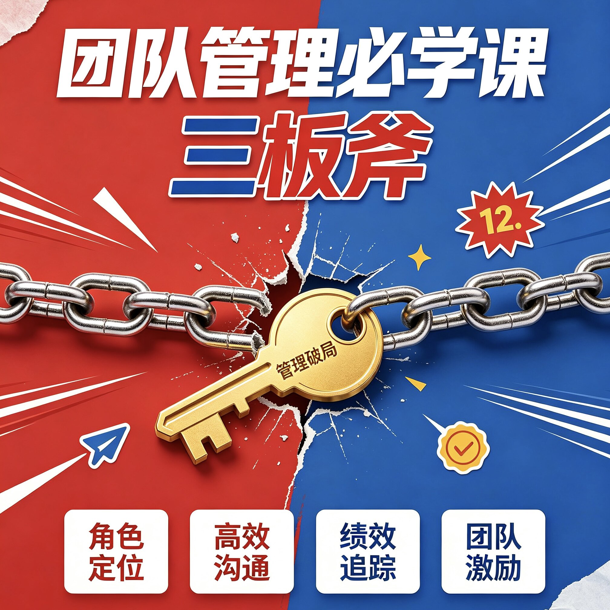 阿里巴巴团队管理必学课三板斧视设计素材/源文件