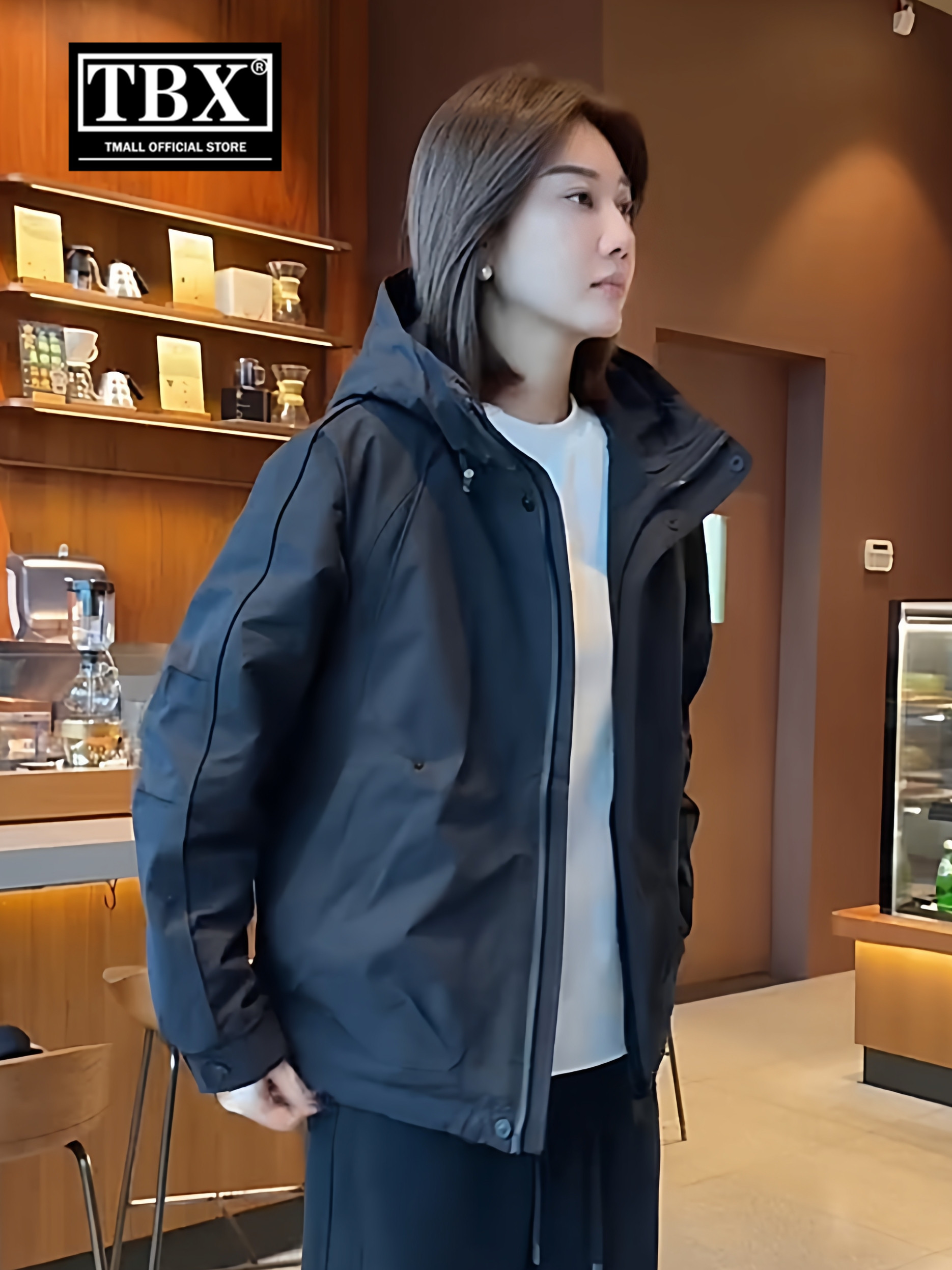 高端轻量化保暖棉服外套男士2025新款春秋冬季加棉冲锋衣男款夹克