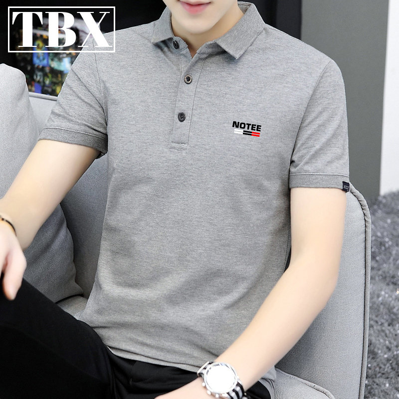 高端纯棉polo衫男士短袖T恤2025新款春夏季商务翻领长袖拉夫·劳