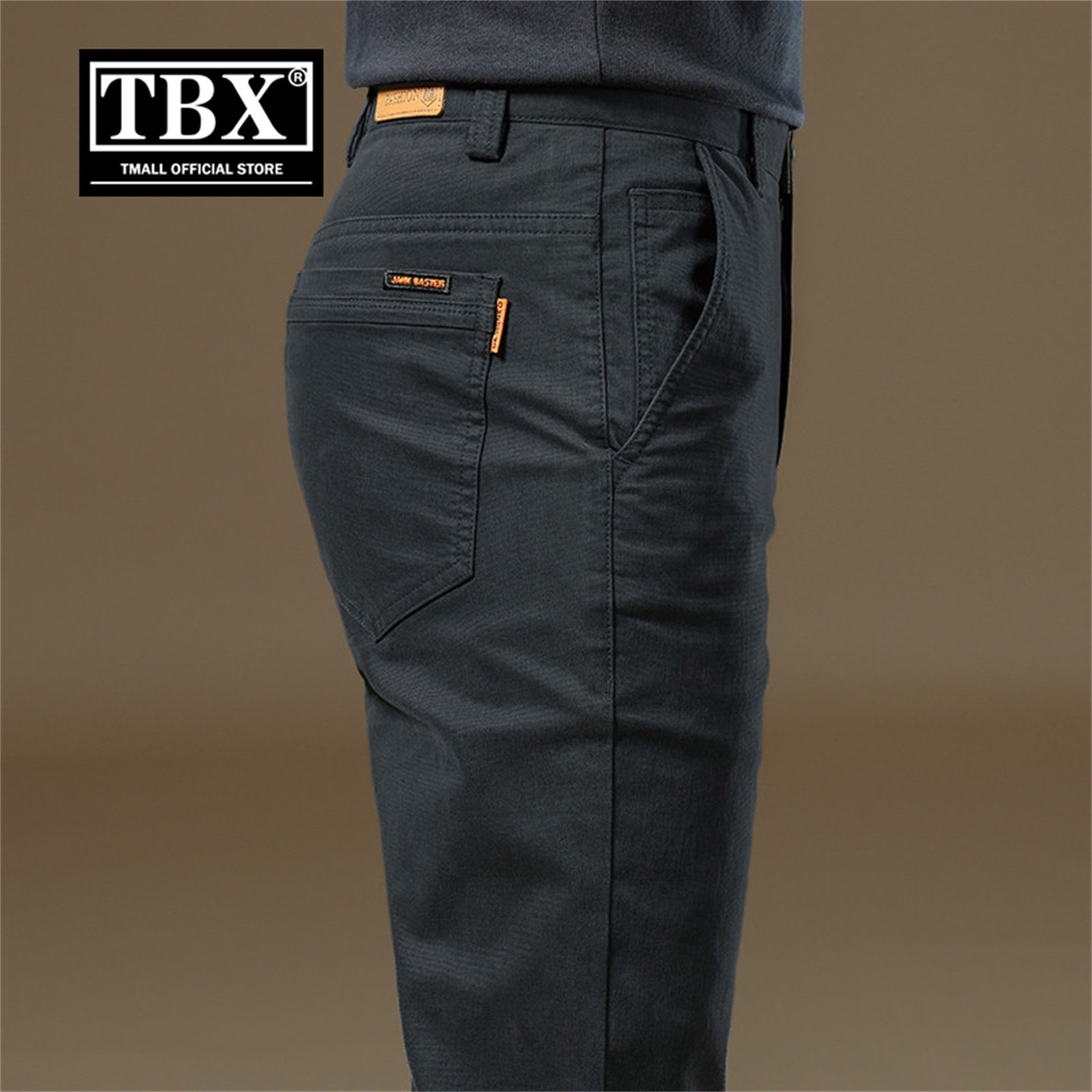 高端休闲裤子男士2025新款冬装加绒加厚男裤商务直筒黑色西裤男款