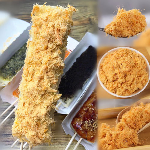 网红脆皮年糕肉松粉学生儿童饼干