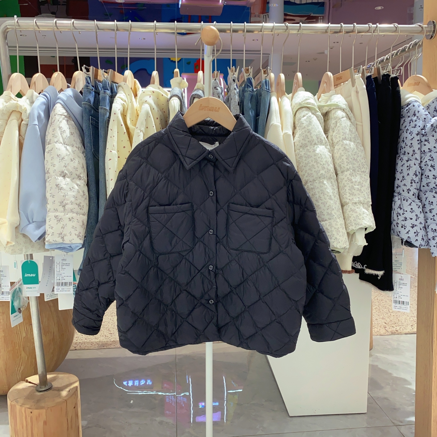 2025冬季imau奕玛童装男大童儿童外套轻薄防寒服羽绒服54LF103047