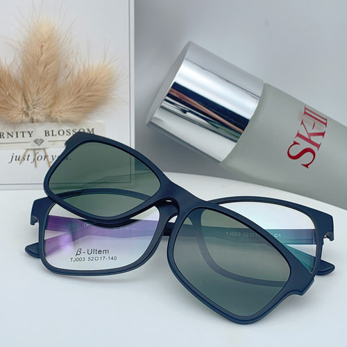 MEMORY眼镜框TJ003套镜磁吸夹片52-17-140近视墨镜男女B-ultem