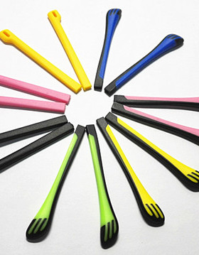 儿童硅胶眼镜脚套适用派丽蒙眼镜7701-7724防滑运动蓝色黑色黄色