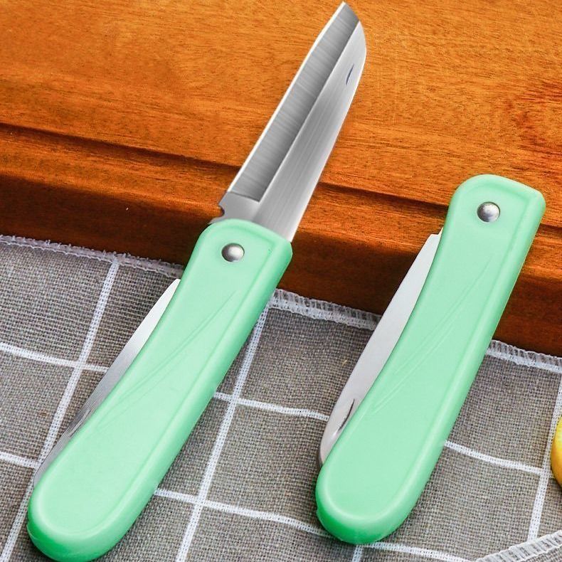 水果刀家用削皮刀二合一随身多功能宿舍家用学生便携折叠小刀新品