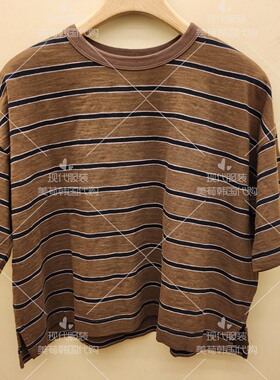 不退换美荀家韩国百货TOM GREYHOUND 26春T恤女 TG2G1-TTO149WK1