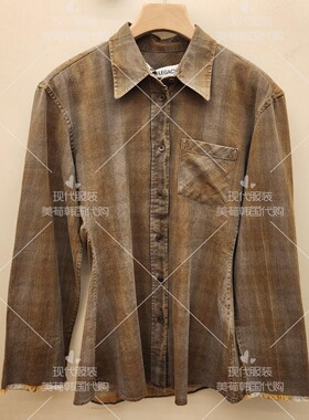 不退换美荀家韩国百货TOM GREYHOUND 26春衬衫女 TG2G1-WSH040WOC