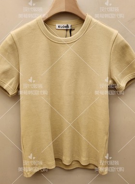 不退换美荀家韩国百货TOM GREYHOUND 26春T恤女 TG2G1-TTO151WK1