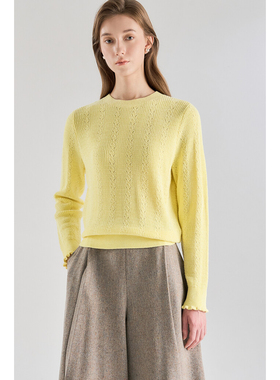 不退换 美荀家 韩国百货 LANVIN 26年春针织衫 LC2G0-KTO113W 115