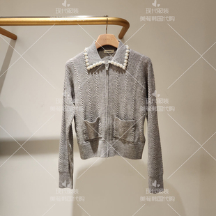 S不退换 美荀家 韩国代购 SANDRO 25年冬针织衫 SF25A3FRG01 1023