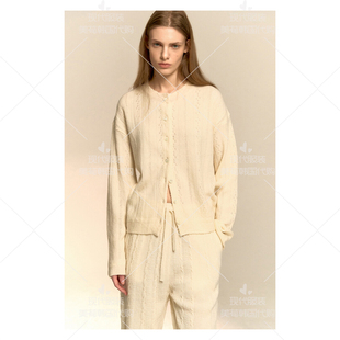 美荀家 韩国百货 SYSTEM 25年冬针织衫女 SY2FB-KCDQ04W 1126