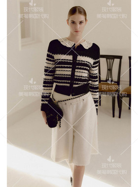 不退换美荀家 韩国代购 OBZEE 25年冬针织衫女 OB2FBKCD762W 1111