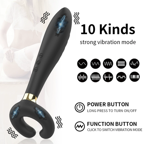 Двойное проникновение G-Spot 3 Motors Dildo Vibrator Sex Toys f