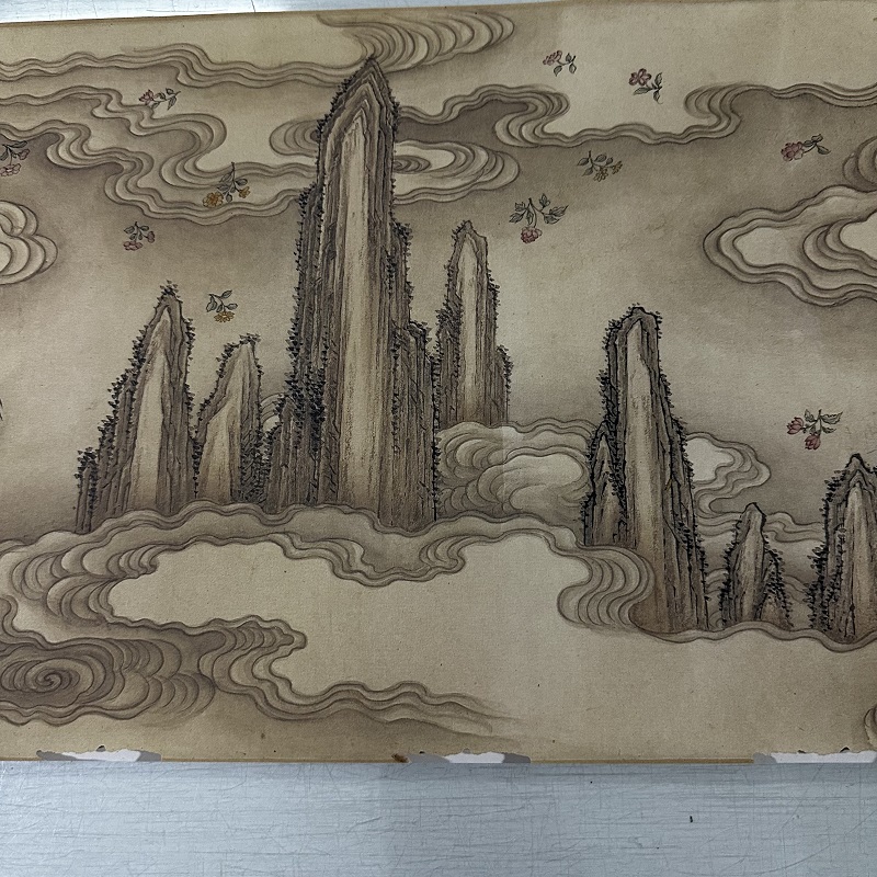 沈源画佛像卷高清微喷特价优惠