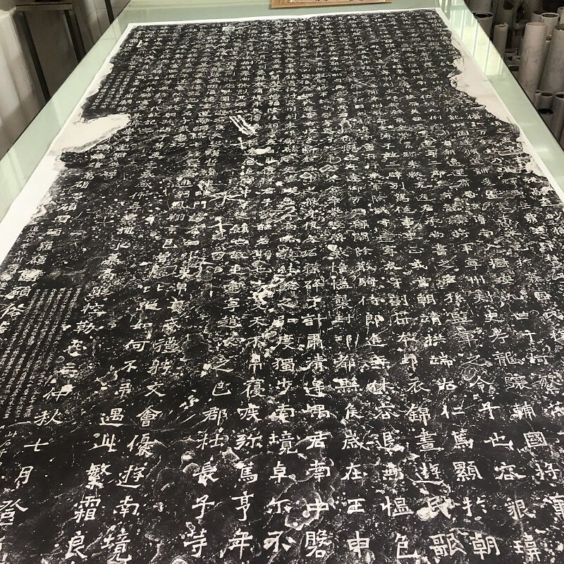 南朝爨龙颜碑书法字画楷书碑帖真迹高清原大微喷仿古装裱挂轴装饰