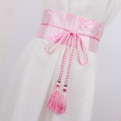 复古绣花宽腰封古风汉服女士布腰带装 饰连衣裙日韩百搭束腰民族风