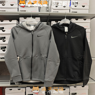 男子LOGO印花加绒保暖休闲连帽运动夹克外套DD2125 正品 Nike 耐克