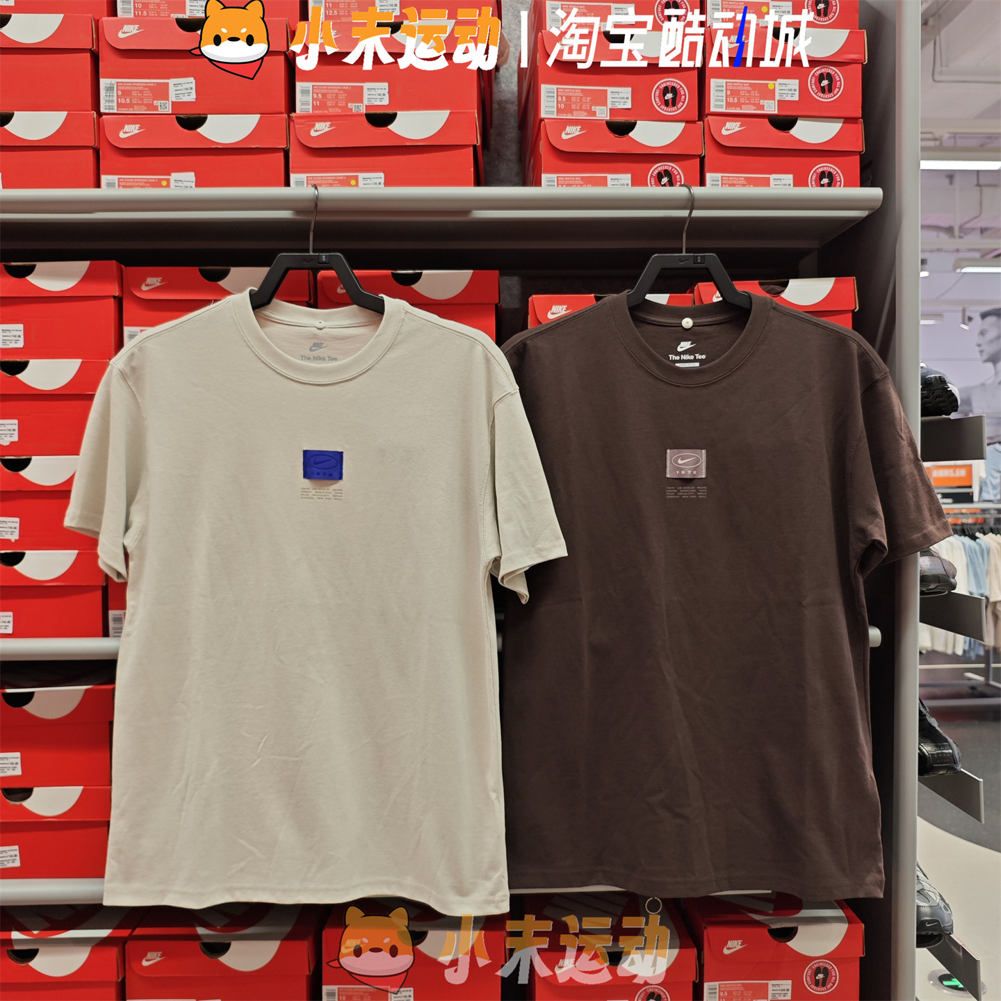 Nike/耐克 正品男子纯棉短袖休闲印花透气宽松圆领运动T恤 FZ5393
