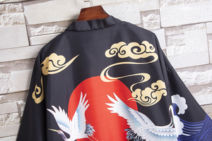 2025夏季新款风 白龙 武道 汉服开衫披风男DSA008-1K56 P40图片